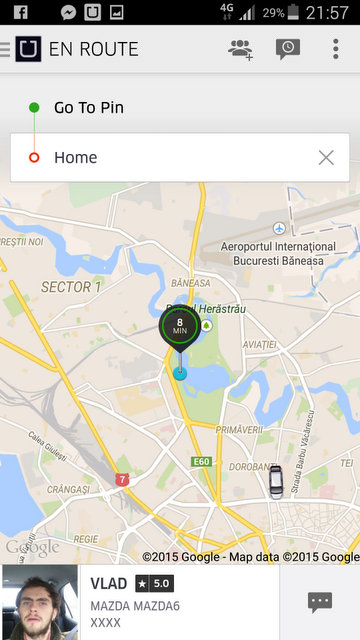 Radu a mers pentru prima dată cu Uber și descrie experiența pe blogul lui.