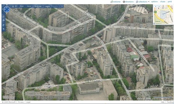 Microsoft Live Maps Cartierul Tineretului