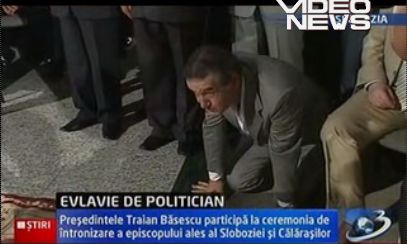 Becali in Biserica