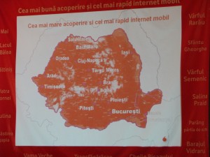 Noua harta a acoperirii internetului mobil Vodafone