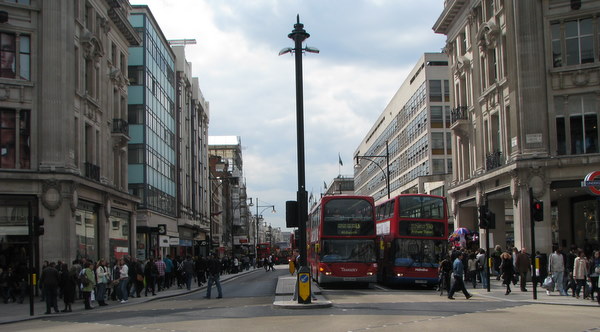 Intersectia cu Regent Street