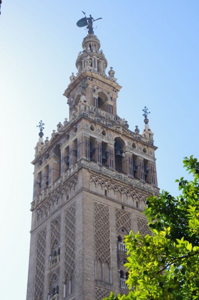 Turnul Giralda, unde am urcat 34 de etaje