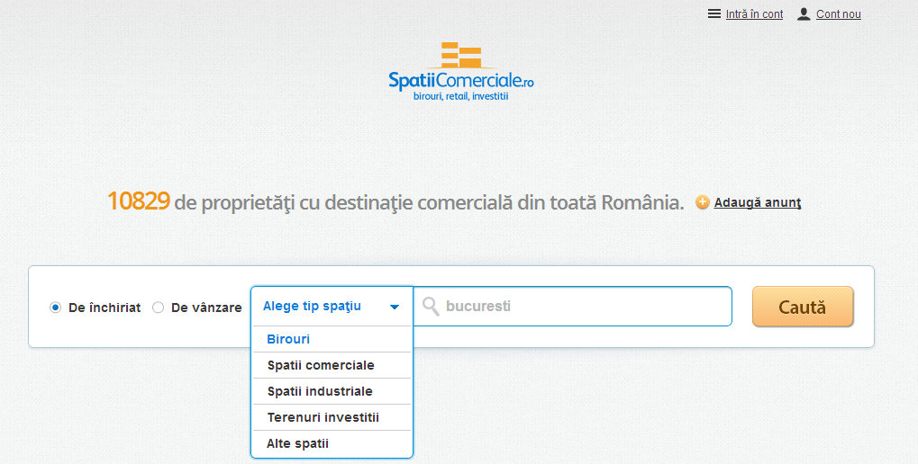 Câștigă o tabletă cu un review #TestatDeBloggeri pentru un site de închiriere spații comerciale