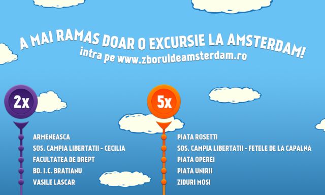 În weekend ai șanse mai mari la Amsterdam