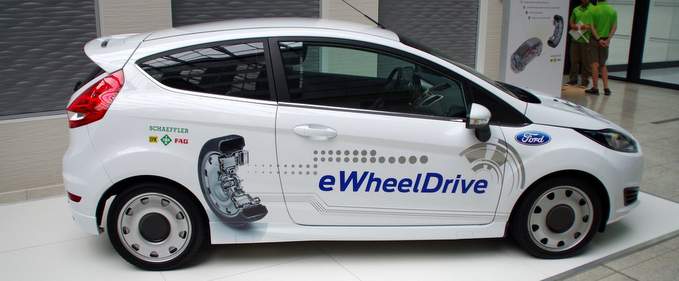 Fiesta eWheelDrive are motorul chiar în roată