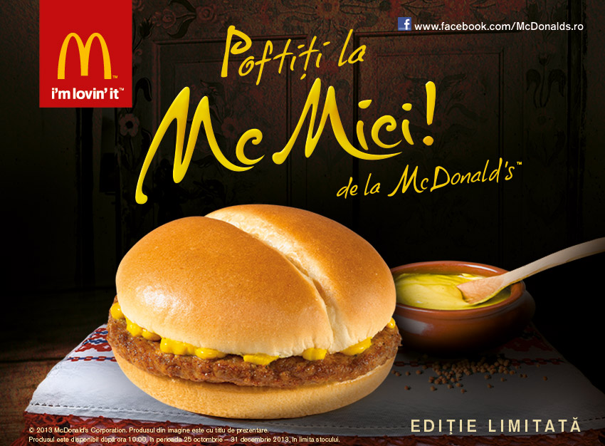 McMici revine temporar la McDonald’s