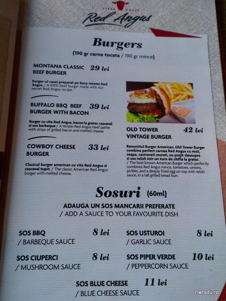 Turul Burgerilor Old Tower Vintage Burger La Red Angus Nwradu Blog