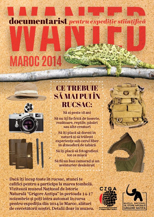 Vizitezi muzeul Antipa și poți câștiga o excursie în Maroc
