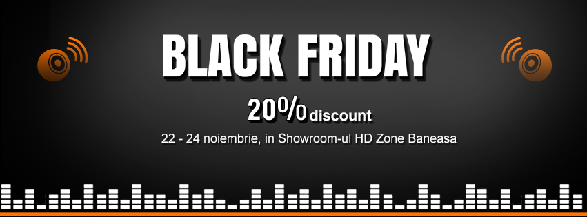 Black Friday la HD Zone – reduceri pentru pasionații de muzică și sunet de calitate