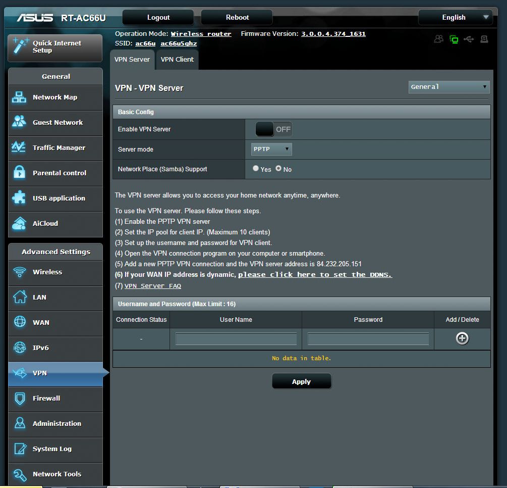 asus rt-ac1200 vpn server setup asus rt-ac1200 vpn server setup
