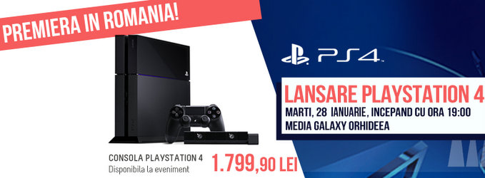 Detalii despre lansarea Playstation 4 în România