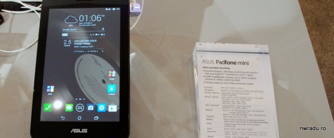 Padfone Mini: telefon de 4 inchi și tabletă de 7 inchi