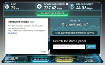 speed test CA Brasov