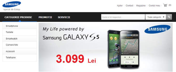 Magazin online oficial Samsung Mobile