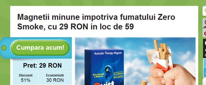 Lasă-te de fumat cu ajutorul unor magneți lipiți de ureche