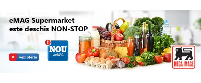 Mega Image va fi partenerul eMAG pentru vânzarea online de alimente
