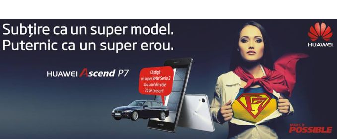 Nu uitați de concursul Huawei cu premii un BMW seria 3, ceasuri și telefoane