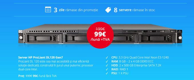 Ofertă Easyhost Black Friday la servere dedicate