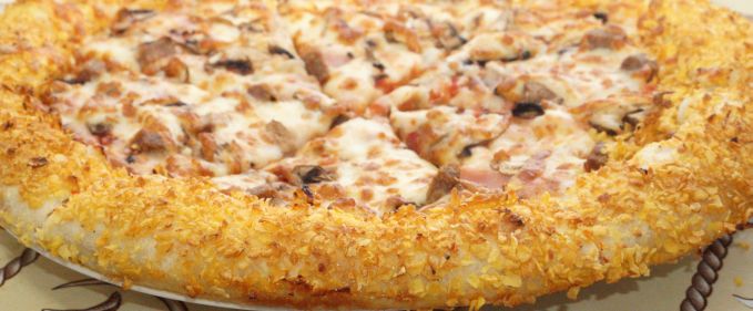 Blat cu fulgi de porumb crocanți pentru pizza
