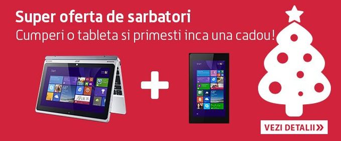 Cadou smartphone sau tabletă la achiziția unui laptop sau a unei tablete