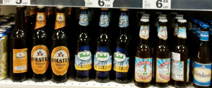 Grolsch alb în Auchan