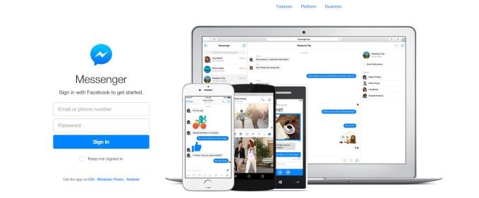 Facebook lansează Messenger pentru browser/desktop