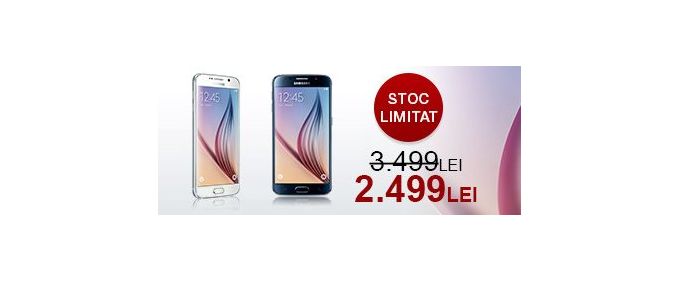 Samsung Galaxy S6 la 2.499 lei, stoc limitat