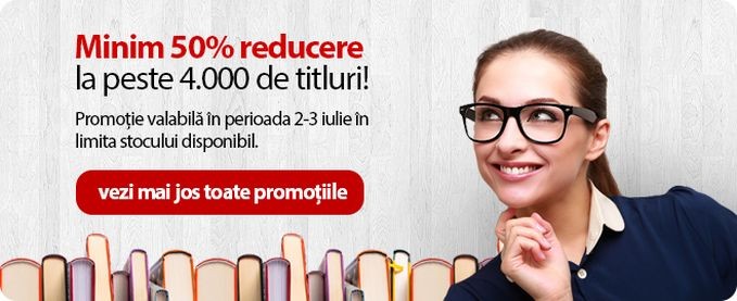 50% reducere la peste 4000 de cărți de la 5 edituri
