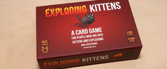 Unboxing: mi-a sosit exemplarul jocului Exploding Kittens