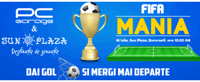 PC Garage organizează un mare concurs de FIFA 2016 în mall