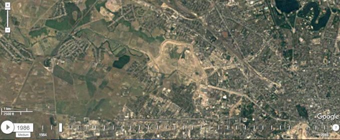 Timelapse cu imagini din satelit ale Bucureștiului