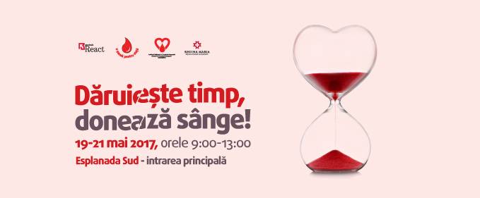Astăzi e cu donare de sânge