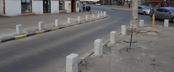 București, acum și cu borduri verticale!