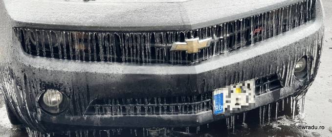 Fotografii cu iarna din București și de pe autostrada A2