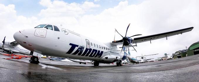 Primul avion ATR nou al TAROM a sosit pe Otopeni