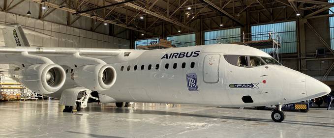 Airbus a oprit testarea motoarelor electrice pentru avioane pentru că industria aviatică are probleme foarte mari