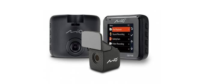 Review cameră auto Mio MiVue C380D duală