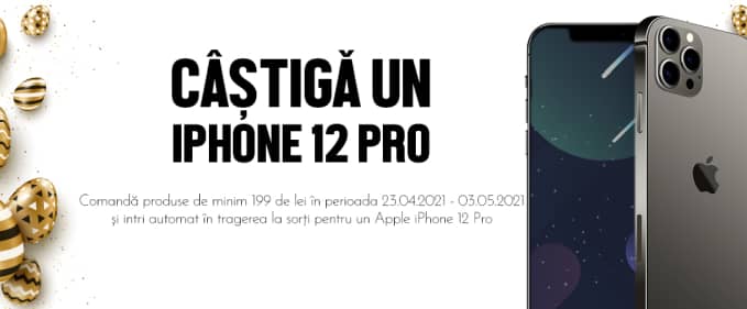 Coșuri cadou, tombolă cu iPhone 12 Pro la Finestore pentru comenzi de 200 lei