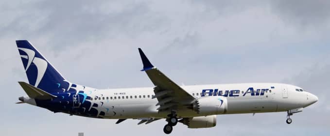 Blue Air operează acum patru avioane Boeing 737 MAX 8 noi