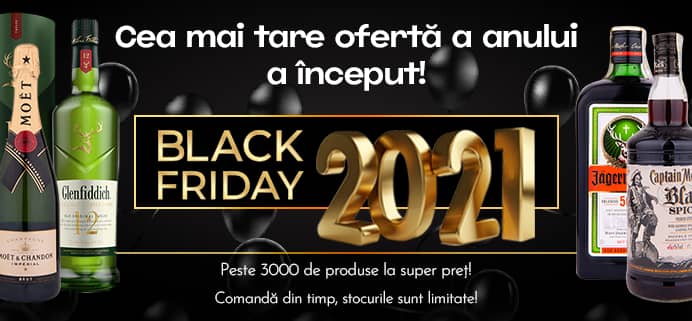 Sărbătoriți Black Friday cu una dintre aceste 12 băuturi și extra-reducere (și dau 5 vouchere cadou pentru achiziția lor)