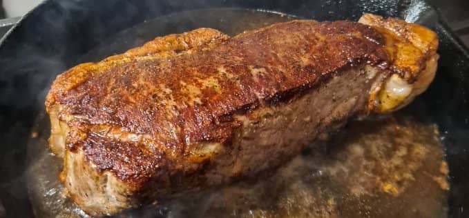 Am gătit o vrăbioară de vită Black Angus groasă de 6 cm