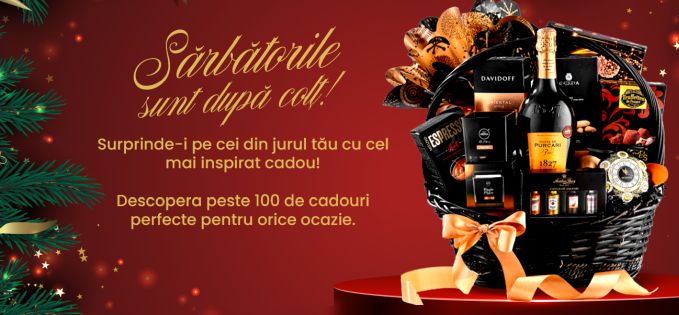 Finestore introduce coșuri cadou de trimis de sărbători și 10% reducere pe întreg site-ul