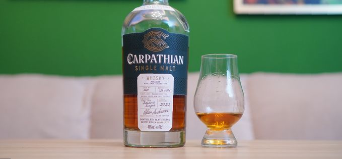 Am băut încă un Carpathian Single Malt, acum ediția maturată și în butoaie de Fetească Neagră