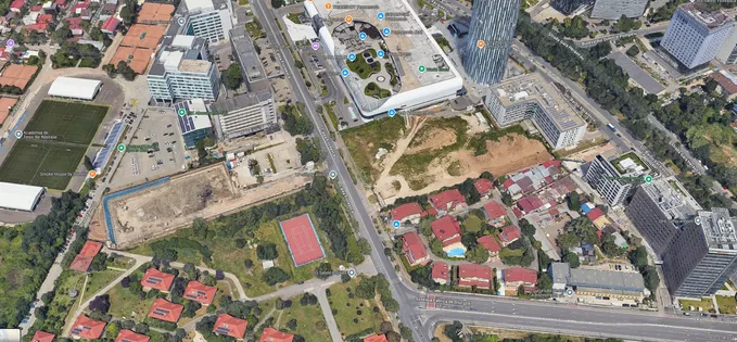 Imaginile din satelit din Google Maps pentru București sunt foarte vechi