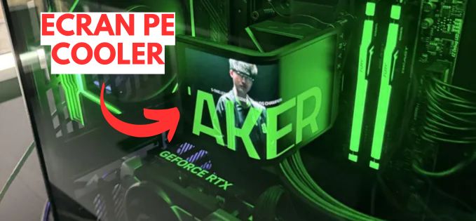 Un computer spectaculos cu ecrane pe carcasă și procesor (de la Hyte și Tryx)