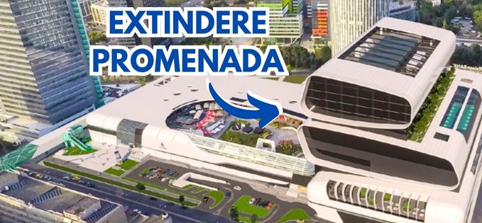 Mallul Promenada se extinde, dar aproape jumătate din restaurante s-au închis temporar