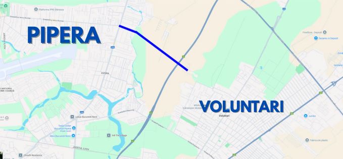 Ce se mai construiește lângă București: șosea între str Erou Iancu Nicolae și Voluntari