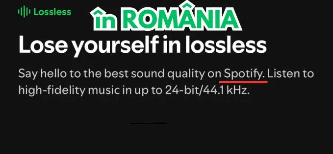Spotify a activat muzica Lossless (fără pierderi) în România, iată noile setări din aplicație