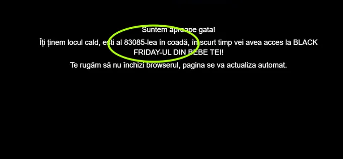La Bebe Tei, Black Friday este cu coadă de așteptare de 80.000 de persoane… ca să intri pe site