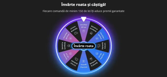 Unde se învârte roata la tombola eMAG de Black Friday